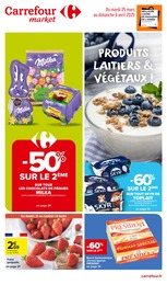 Carrefour Market Catalogue "Carrefour market", 51 pages, Fournels,  25/03/2025 - 04/04/2025