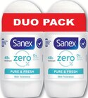 Déodorant Bille 0% Pure et Fresh - SANEX - Intermarché Hyper à Grenoble Déodorant Bille 0% Pure et Fresh - SANEX en promo chez Intermarché Hyper Grenoble à 3,66 €