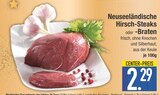Aktuelle Steak Angebote bei E center in Regensburg Aktuelles Neuseeländische Hirsch-Steaks Angebot bei E center in Regensburg ab 2,29 €