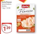 Finesse im Angebot bei GLOBUS in Erlangen Finesse Angebote von Herta bei GLOBUS Erlangen für 1,39 €