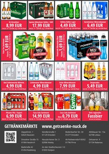 Cola im aktuellen Nuck Getränke Prospekt (Pirna) Cola im Nuck Getränke Prospekt "DIE GETRÄNKEKÖNNER" mit 2 Seiten (Pirna)