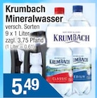 Mineralwasser von Krumbach im aktuellen Getränke City Prospekt für 5,49 €