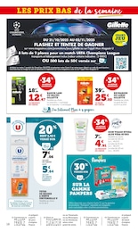 Prix et réduction Pampers dans le prospectus Super U en cours Offre Pampers dans le catalogue Super U du moment à la page 18