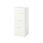 Kommode mit 4 Schubladen weiß im Angebot bei IKEA in Bergheim Kommode mit 4 Schubladen weiß Angebote von LASTARE bei IKEA Bergheim für 79,00 €