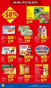 Nutella im aktuellen Lidl Prospekt (Ludwigsburg) Nutella im Lidl Prospekt "LIDL LOHNT SICH" mit 67 Seiten (Ludwigsburg)