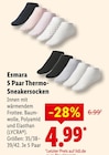 5 Paar Thermo-Sneakersocken von Esmara für 4,99 € bei Lidl im Angebot 5 Paar Thermo-Sneakersocken von Esmara im aktuellen Lidl Prospekt