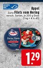 Zarte Filets vom Hering Angebote von Appel bei EDEKA Krefeld für 1,29 €