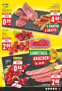 Schweinefleisch im EDEKA Prospekt "Aktuelle Angebote" mit 24 Seiten (Moers)