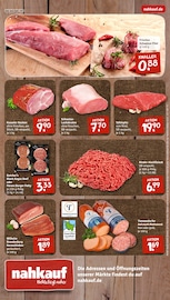 Aktueller nahkauf Prospekt mit Schweinefleisch, "nichts liegt näher", Seite 8