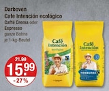 Café Intención ecológico Caffé Crema im Angebot bei V-Markt in Augsburg Café Intención ecológico Caffé Crema Angebote von Darboven bei V-Markt Augsburg für 15,99 €