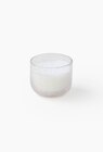 Bougie pot en verre bullé D10.5 x H9 cm en cire et en verre en promo chez Monoprix Montreuil Bagnolet à 13,99 €