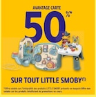 Promo 50% avantage carte sur tout Little Smoby à  dans le catalogue Intermarché Super à Moréac