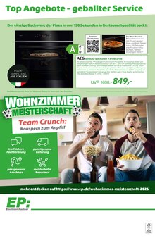Backofen im aktuellen EP: Prospekt (Koblenz) Backofen im EP: Prospekt "WOHNZIMMER MEISTERSCHAFT" mit 12 Seiten (Koblenz)