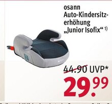 Auto-Kindersitzerhöhung „Junior Isofix“ bei Rossmann in Halberstadt Auto-Kindersitzerhöhung „Junior Isofix“ im Angebot bei Rossmann Halberstadt für 29,99 €
