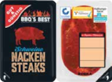 Nackensteaks Paprika im Marktkauf Prospekt Nackensteaks Paprika von BBQ'S BEST im aktuellen Marktkauf Prospekt für 3,99 €