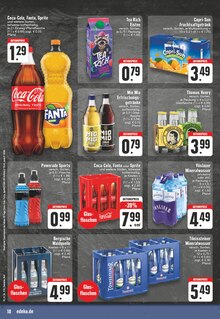 Coca Cola im EDEKA Prospekt "Aktuelle Angebote" mit 24 Seiten (Frechen)