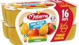 COUPELLES SANS SUCRES AJOUTÉS POMME POIRE MATERNE - MATERNE dans le catalogue Auchan Hypermarché