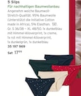 5 Slips Angebote bei Tchibo Wismar für 17,99 €