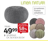 SITZPOUF von LINEA NATURA für 49,99 € bei XXXLutz im Angebot SITZPOUF von LINEA NATURA im aktuellen XXXLutz Prospekt