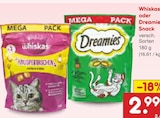 Knuspertaschen Angebote von Whiskas bei Netto Marken-Discount Wuppertal für 2,99 €