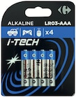 Piles alcalines I-Tech - Carrefour - Supermarchés Match à Amiens Piles alcalines I-Tech - Carrefour en promo chez Supermarchés Match Amiens à 1,64 €