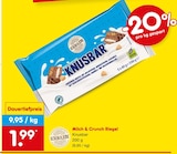 Aktuelles Milch & Crunch Riegel Angebot bei Netto Marken-Discount in Hannover ab 1,99 €