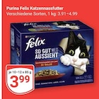 Katzennassfutter Angebote von Purina Felix bei GLOBUS Rüsselsheim für 3,99 €