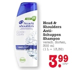 Anti-Schuppen Shampoo im Angebot bei E center in Karlsruhe Anti-Schuppen Shampoo Angebote von Head & Shoulders bei E center Karlsruhe für 3,99 €