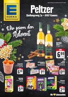 EDEKA Prospekt Wir feiern den Advent mit  Seiten in Haselbachtal und Umgebung