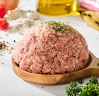 Promo PRODUIT ÉLABORÉ : CHAIR OU FARCE À LÉGUMES MÉLANGE DE PORC, BŒUF ET VEAU. MINIMUM 500G à 9,99 € dans le catalogue Supermarchés Match à Dambach