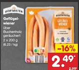 Geflügelwiener von Hofmaier für 2,49 € bei Netto Marken-Discount im Angebot Geflügelwiener von Hofmaier im aktuellen Netto Marken-Discount Prospekt