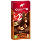 Tablettes de chocolat "lot de 2" - CÔTE D'OR en promo chez Carrefour Massy à 6,82 €