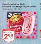 Aktuelles Refreshed Ice Sticks Raspberry Angebot bei GLOBUS in Offenbach (Main) ab 2,99 €