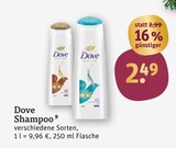 Shampoo Angebote von Dove bei tegut Aalen für 2,49 €