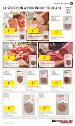 Prix et réduction Jambon Cru dans le prospectus Intermarché en cours Offre Jambon Cru dans le catalogue Intermarché du moment à la page 9