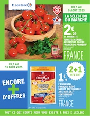 Promotion Langue De Porc dans le prospectus E.Leclerc, valable du 05/08/2025 au 16/08/2025 Promo Langue De Porc dans le catalogue E.Leclerc du moment à la page 1