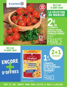 Prospectus E.Leclerc à Le Châtelet-en-Brie, "TOUT CE QUI COMPTE POUR VOUS EXISTE À PRIX E.LECLERC", 16 pages de promos valables du 05/08/2025 au 16/08/2025