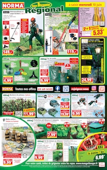 Catalogue Norma de la semaine "Votre Discounter Régional" avec 1 pages, valide du 10/06/2026 au 16/06/2026 pour Plobsheim et alentours Prospectus Norma de la semaine "Votre Discounter Régional" avec 1 pages, valide du 10/06/2026 au 16/06/2026 pour Plobsheim et alentours