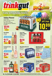 Coca Cola im aktuellen Trinkgut Prospekt (Lippstadt) Coca Cola im Trinkgut Prospekt "Aktuelle Angebote" mit 18 Seiten (Lippstadt)