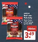 Beef Jerky Classic im ALDI SÜD Prospekt Beef Jerky Classic von American im aktuellen ALDI SÜD Prospekt für 3,49 €