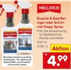 Dusche & Bad Reiniger oder Schimmel Stopp Spray von Mellerud im aktuellen Netto Marken-Discount Prospekt für 4,99 €