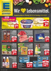 Aktueller E center Supermarkt Prospekt in Hasloch und Umgebung, "Wir lieben Lebensmittel!" mit 28 Seiten, 29.04.2024 - 04.05.2024