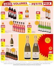 Promos Vin dans le catalogue "GROS VOLUMES = PETITS PRIX" de Carrefour Vin en promo dans le catalogue Carrefour à la page 5
