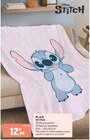 Plaid stitch - DISNEY - Intermarché Super à Arles Plaid stitch - DISNEY en promo chez Intermarché Super Arles à 12,99 €
