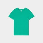 T-shirt en coton manches courtes vert menthe garçon en promo chez La Halle T-shirt en coton manches courtes vert menthe garçon dans le catalogue La Halle