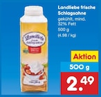 Aktuelle Sahne Angebote bei Netto Marken-Discount in Oberhausen Aktuelles frische Schlagsahne Angebot bei Netto Marken-Discount in Oberhausen ab 2,49 €