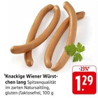Knackige Wiener Würstchen lang Angebote bei EDEKA Rottenburg für 1,29 €