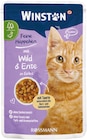 Katze Feine Häppchen im Rossmann Prospekt Katze Feine Häppchen von Winston im aktuellen Rossmann Prospekt für 0,25 €