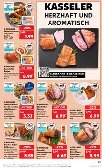 Bratwurst im Kaufland Prospekt "Aktuelle Angebote" mit 60 Seiten (Kiel)