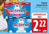 Erdbeeren im EDEKA Prospekt Actimel Drink Erdbeere von Danone im aktuellen EDEKA Prospekt für 2,22 €